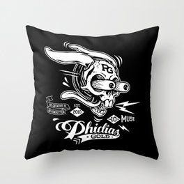 Phidias Gold Roth Throw Pillow