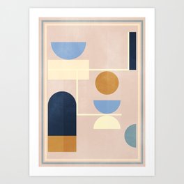 Abstract Geometric 30 Art Print