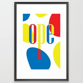 ope Framed Art Print