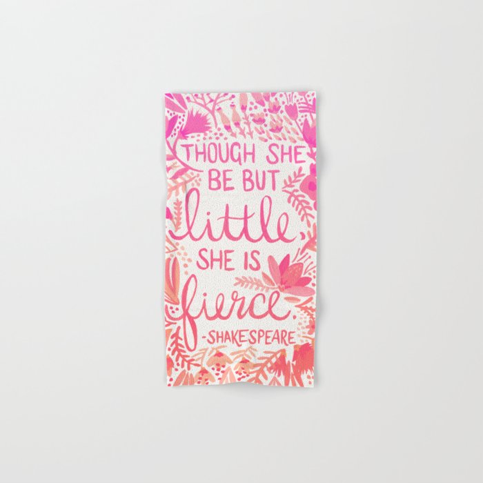 Little & Fierce – Pink Ombré Hand & Bath Towel