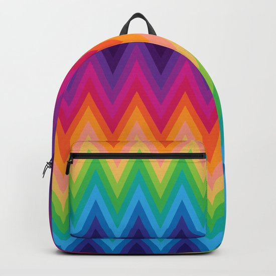 Zig Zag Chevron Pattern G291 Backpack