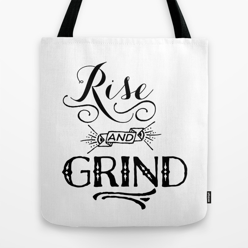 the grind tote bag