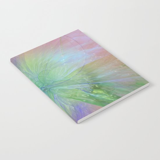 Mystic Warmth Abstract Fractal Notebook