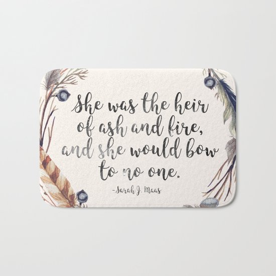 Heir of Ash and Fire Bath Mat