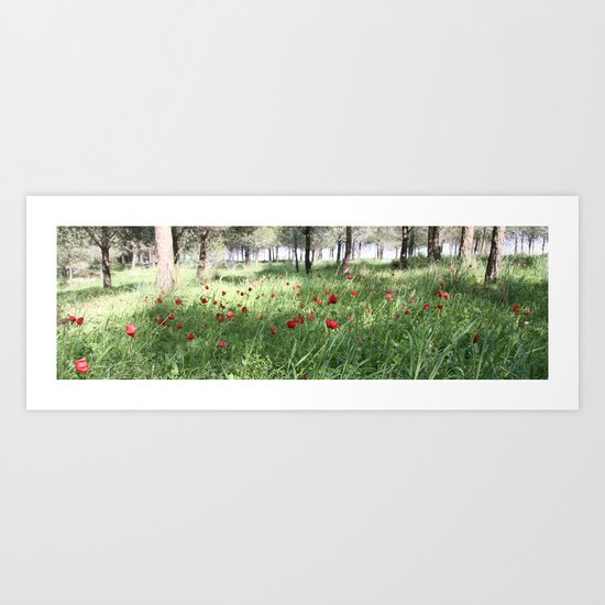 WINTER FOREST Art Print
