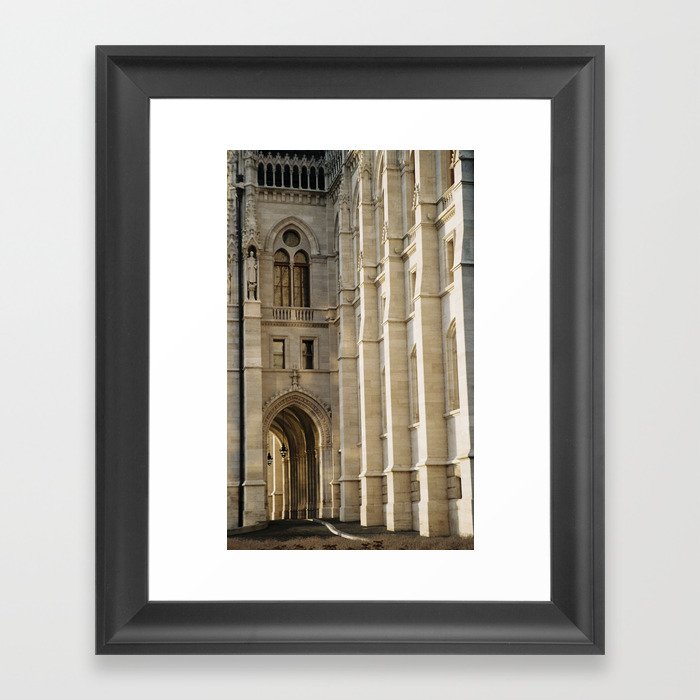 Golden passage  Framed Art Print