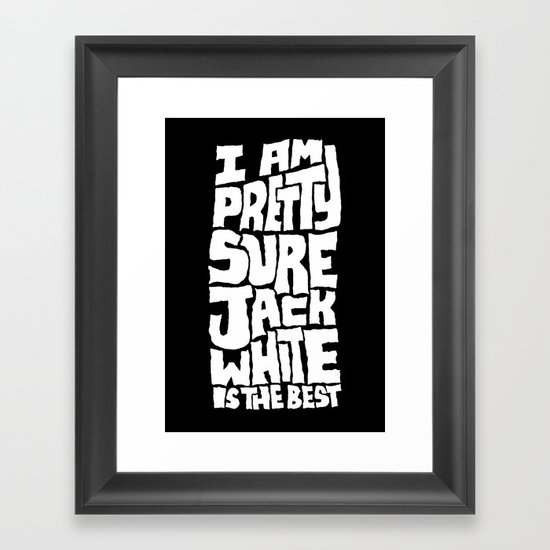 Jack White Framed Art Print