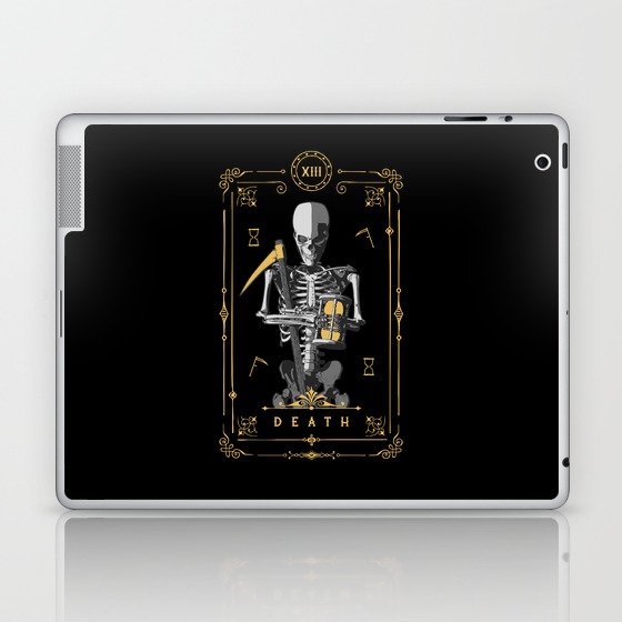 Death XIII Tarot Card Laptop & iPad Skin