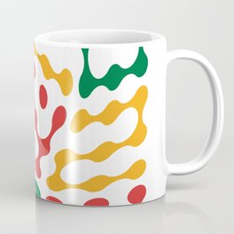 Twisted 420 Metaballs Typography (Rasta Colours) Coffee Mug