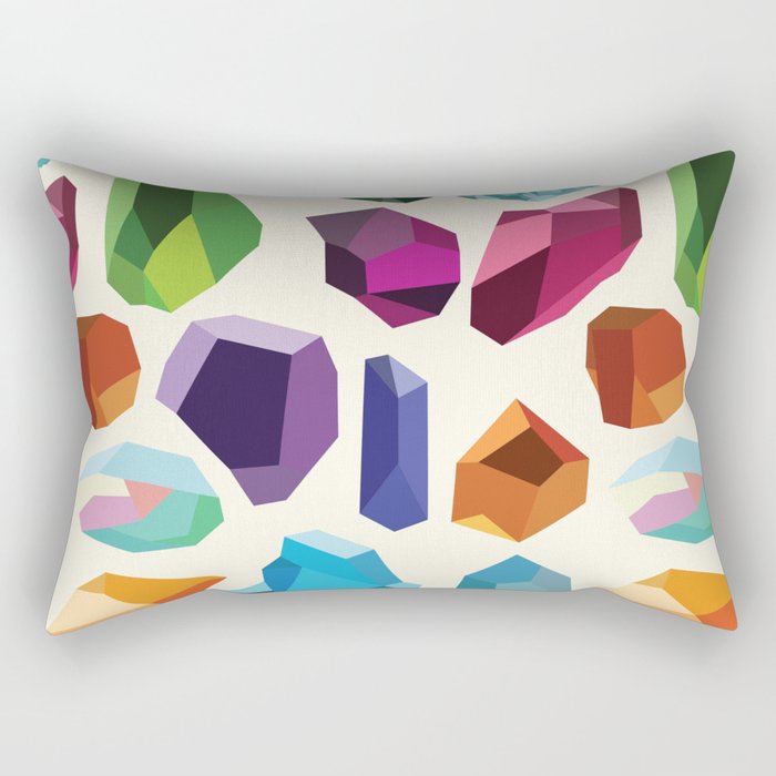 Gemstones Rectangular Pillow