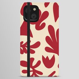 Matisse cutouts red iPhone Wallet Case