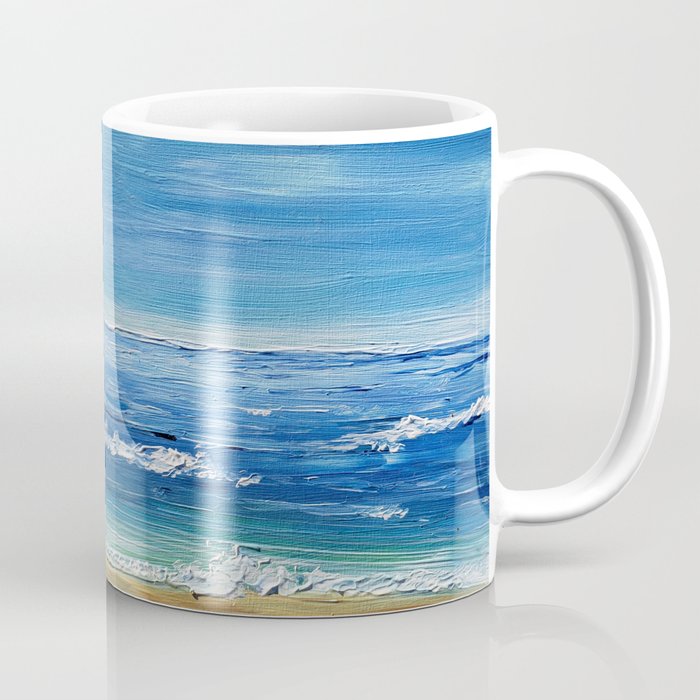 Acrylic Ocean Beach Coffee Mug