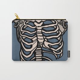 Rib Cage Carry-All Pouch | Ink, X Ray, Ribcage, Art, Torso, Humananatomy, Pelvis, Skeleton, Drawing, Sketch 