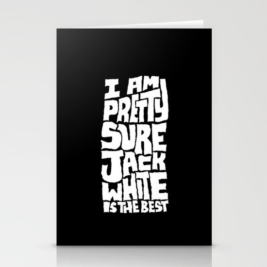 Jack White Stationery Cards