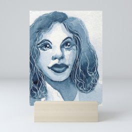 Girl with Bright Eyes Mini Art Print