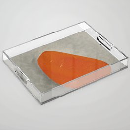 Minimalist Abstract Artwork created by an Artifical Intelligence Acrylic Tray