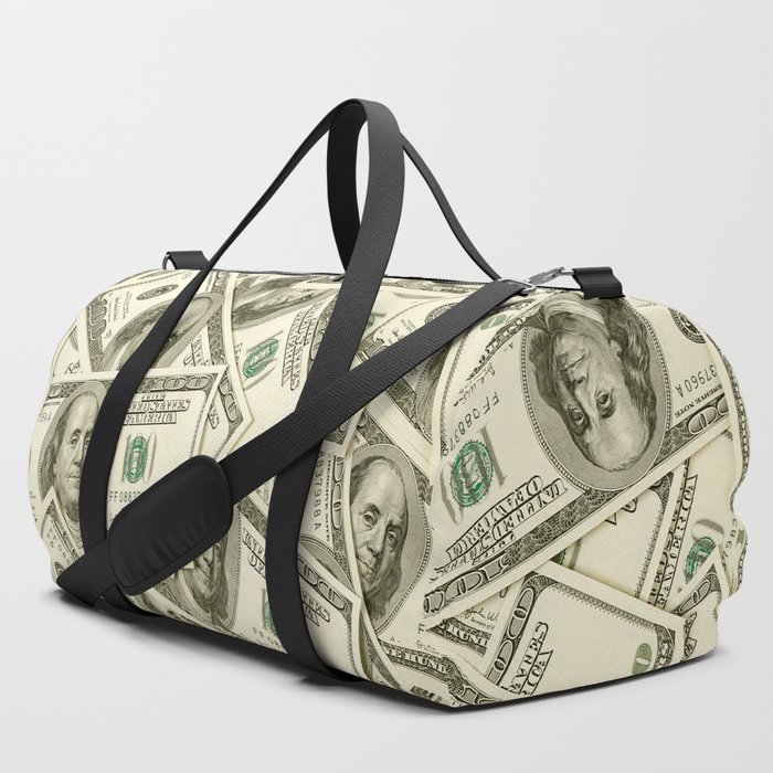 100 dollar bills Duffle Bag by AMshop