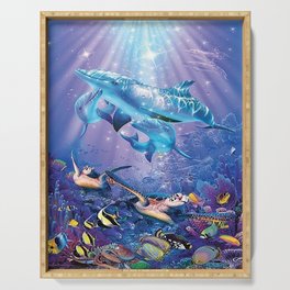 sea life Serving Tray