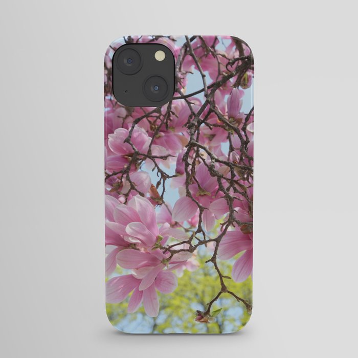 Cheery, bright magnolias iPhone Case