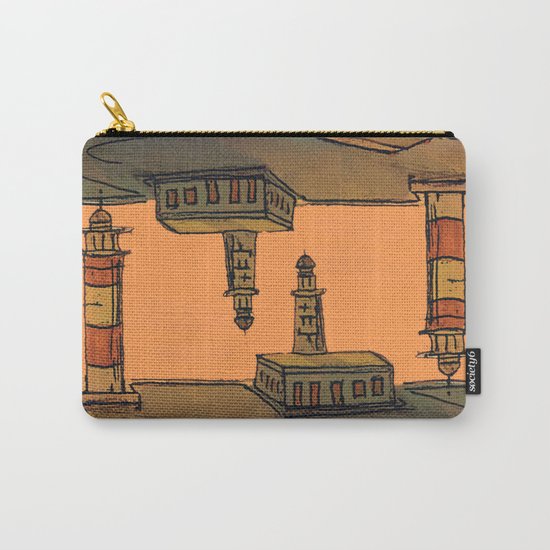 In Love with the Sea / Lighthouses Fuencaliente Carry-All Pouch