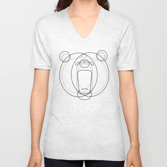 Bear Unisex V-Neck
