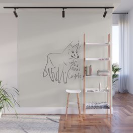 Curious coyote Wall Mural