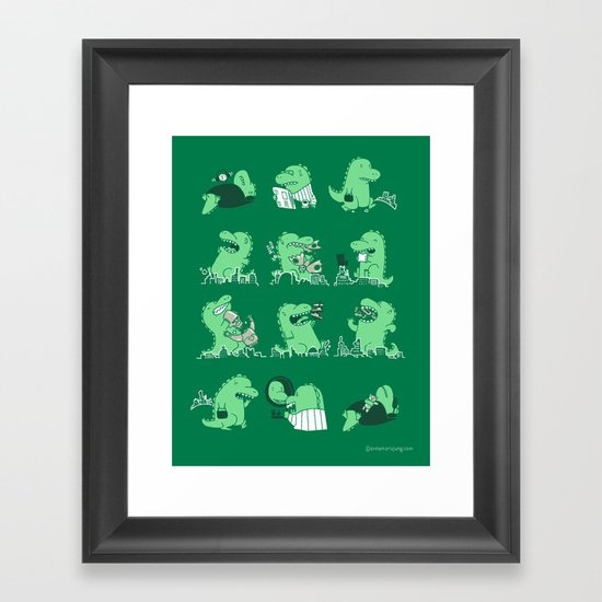 A Day in the Life Framed Art Print
