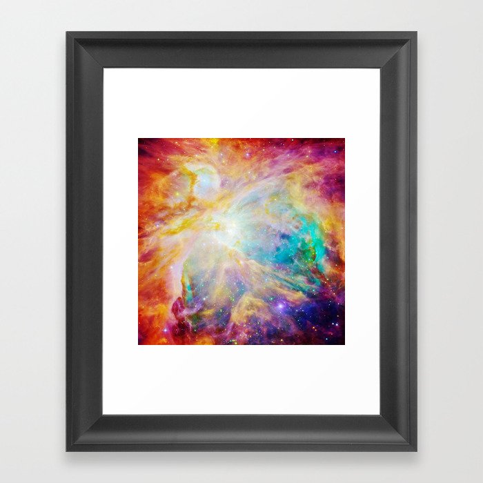 nEBula : Colorful Orion Nebula Framed Art Print