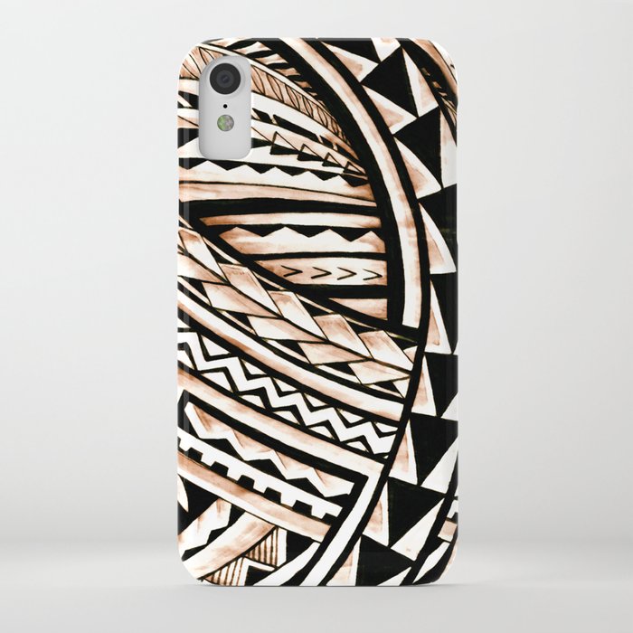 Opaque Polynesian iPhone Case by Kai Watai