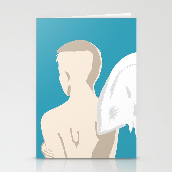 One Winged Angel/ Abstract Concept Drawing Stationery Cards