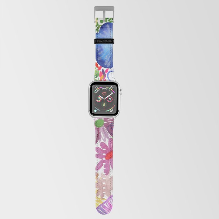 floral cascade Apple Watch Band