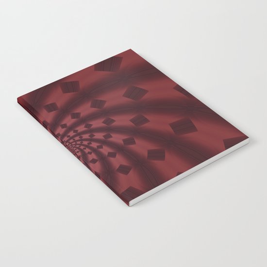 Tess Fractal in Rosewood Notebook