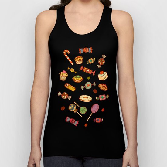 candy and pastries Unisex Tank Top