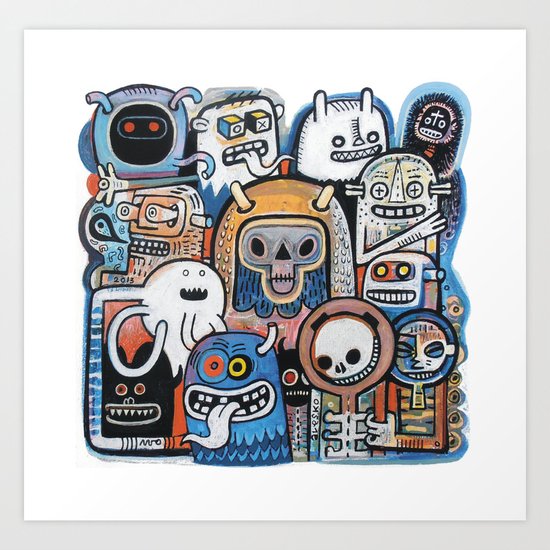 Instant drôlatique Art Print