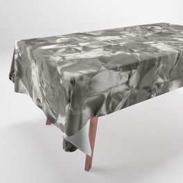 Luxurious Glam Trendy Wrapped Silver Foil Tablecloth
