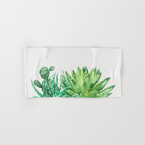 succulents Hand & Bath Towel