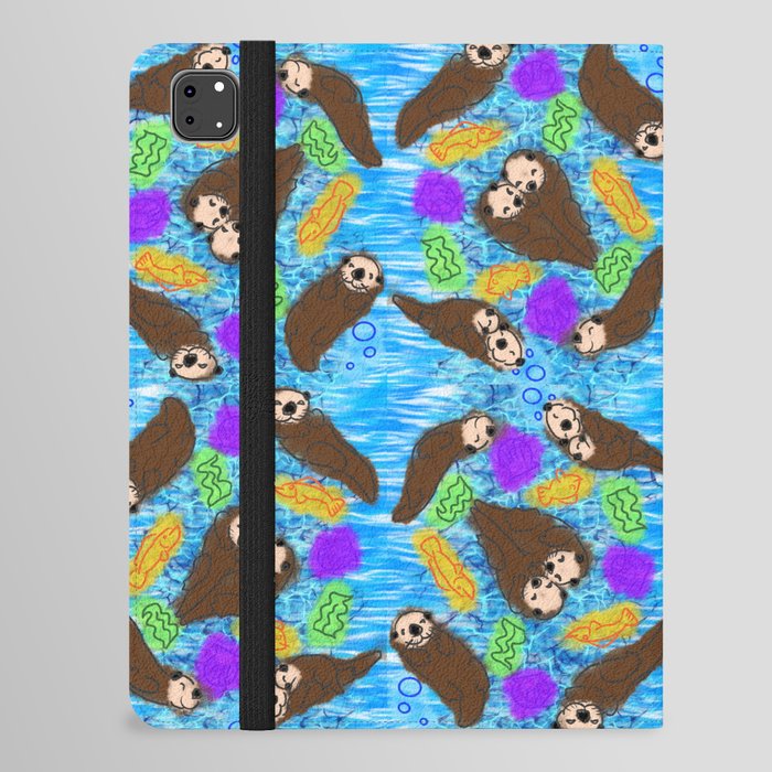 Auspicious Otters iPad Folio Case