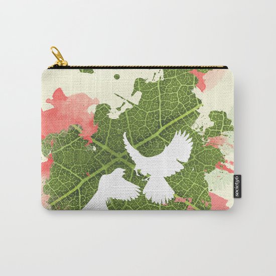 Leaf Bird Carry-All Pouch