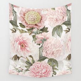 Roses Wall Tapestry Pink Roses Print Large Floral Tapestry 