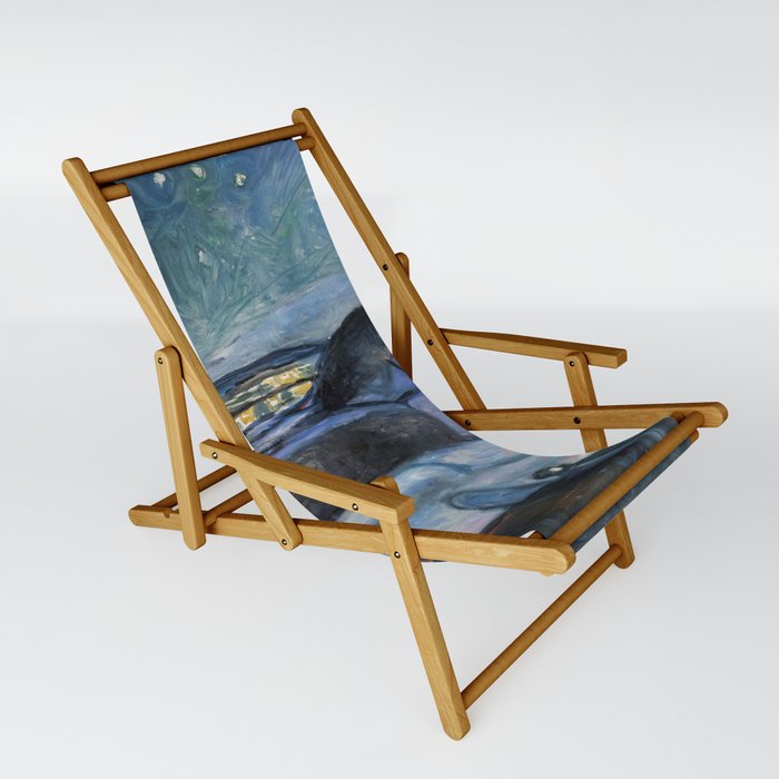 Edvard Munch - Starry Night Sling Chair
