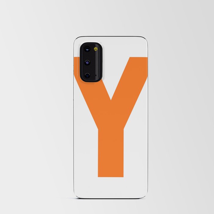 Letter Y (Orange & White) Android Card Case