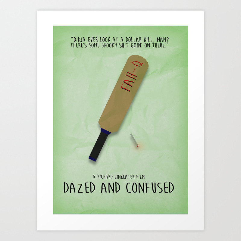 Dazed And Confused Minimalist Movie Poster