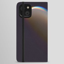 Glitch Silver Heart iPhone Wallet Case