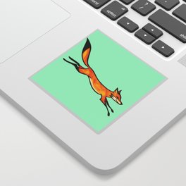 Running Fox Sticker