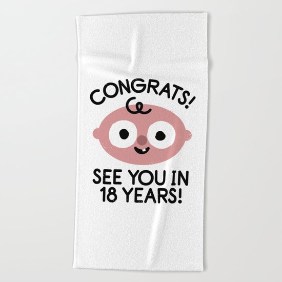 Apparently Beach Towel