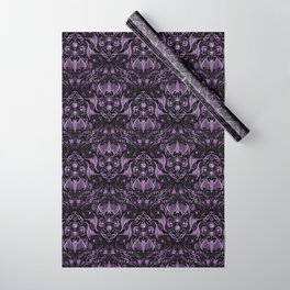 Bats and Beasts (Purple) Wrapping Paper