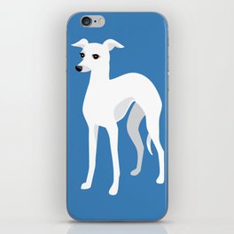 White Italian Greyhound iPhone Skin
