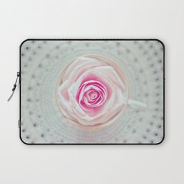 A Cup Of Rose Laptop Sleeve