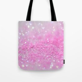 Sparkling Baby Girl Pink Glitter Effect Tote Bag