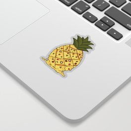 pizza pineapple  <pizzapple> Sticker